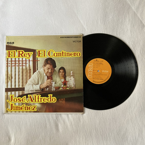 José Alfredo Jiménez / El Cantinero Vinilo Lp 1971 Mx (Usado)