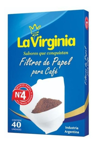 Filtro De Café Nro 4 X40 La Virginia