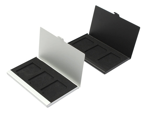 Aykong Slots Sd Msd Memory Card Case Holder Caja Tarjeta Al