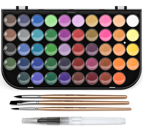 Set De Pintura Profesional De Acuarela 48colores Kit De Arte