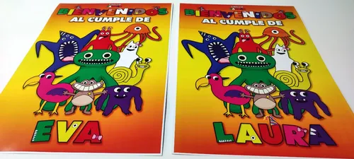 Cartel Poster Bienvenidos Garten Of Ban Ban Personalizado