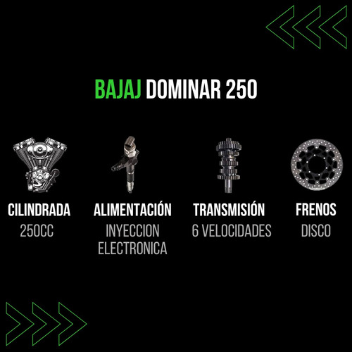 Bajaj Dominar 250 - 2022 2.300km - Tomamos Tu Usado