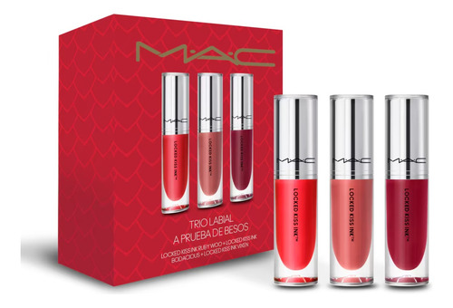 Mac Lipstick Trio Locked Kiss Ink Limited Edition