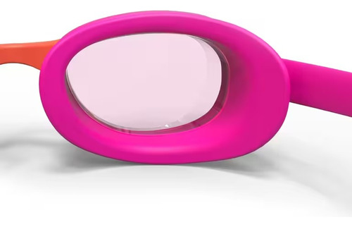 Goggles Nabaiji Natación Cristales Claros Rosa Naranja Niños Rosa