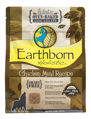 Earthborn Holistic Chicken Meal Receta Sin Granos Horno Bake