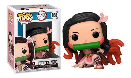 Figura de acción Nezuko Kamado Nezuko Boxlunch 49013 de Funko Pop! Animation