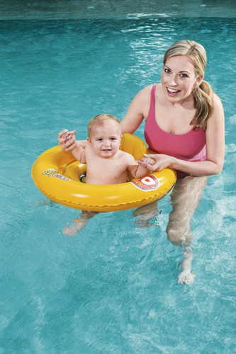 Silla Inflable Bebe 1-2 Años 2 Anillos Bestway 32027a