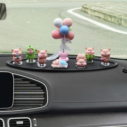 Juego De Figuritas De Cerdo, Esculturas Conjunto De Globos