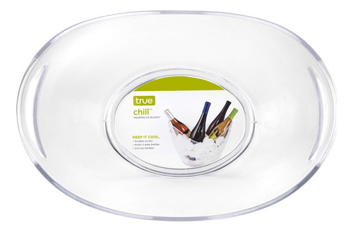 True Chill Cubitera Transparente, Cubetas De Fiesta Para Beb