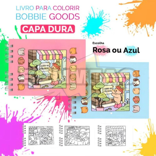 Libro De Colorear Bobbie Goods Para Niños Y Adultos(morado)