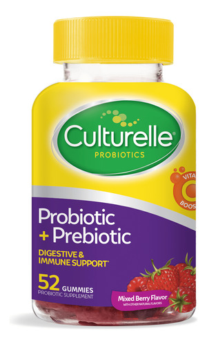 Probiotic + Prebiotic 52 Gomitas Culturelle Sabor A Mixed