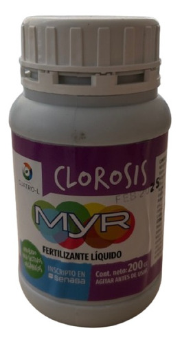 Fertilizante Líquido Myr Clorosis X 200cc