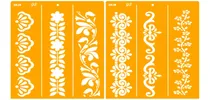 Comprar Stencil Guarda Borde 2 Plantillas 30x30 Deco Stencils Matezz