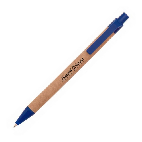 Bolígrafos Personalizados Ecológicos Tinta Azul 300 Unidades