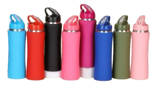 Garrafa Térmica 600/750ml Inox Squeeze Com Bico Ideal
