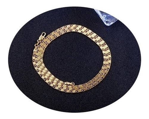 Cadena Collar Oro 18k Hombre Mujer Hip-hop Elegante 30p.