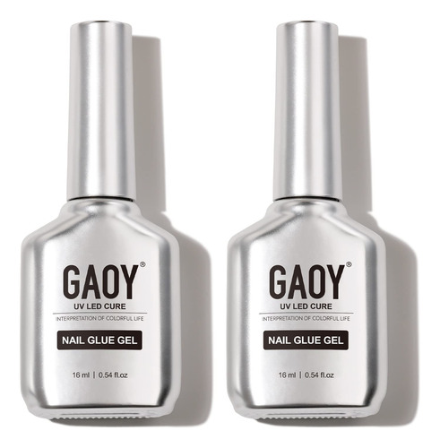 Gaoy 2 Piezas De Pegamento De Uas De Gel De 0.5fl Oz, Gel De