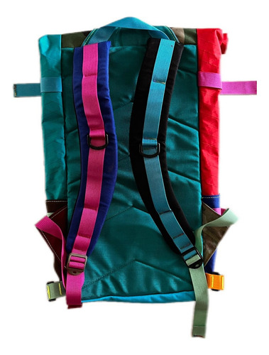 Mochila Portero Roll Top Oveja Negra 20l Waterproof Color Wako Loco Diseño De La Tela Liso