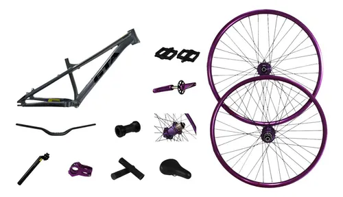 comprar Kit Quadro Bicicleta C\u002F Rodas Aro 26 Freeride Gta Gravity