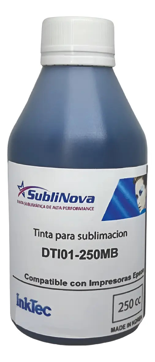 Tinta De Sublimacion Inktec X 250 Cc Tinta Negro