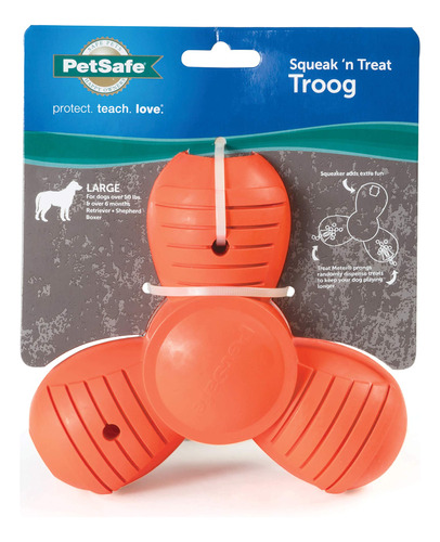 Petsafe Deportistas Grandes Squeak 'n' Treat Troog Pet Chew