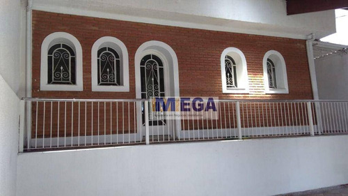Casa Com 3 Dormitórios À Venda, 200 M² - Jardim Santa Eudóxia - Campinas/sp - Ca0513