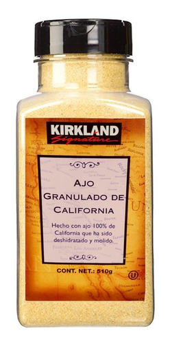 Ajo Granulado California Molido Deshidratado Kirkland 510gr 