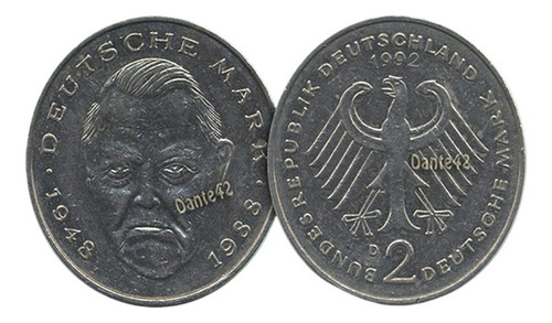 Dante42 Moneda Alemania 2 Markos 1992 