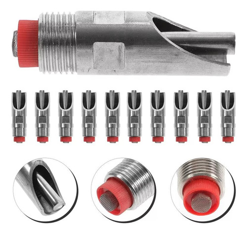 Pack X12 Bebedero Cerdos Tipo Niple Automatico Inoxidable