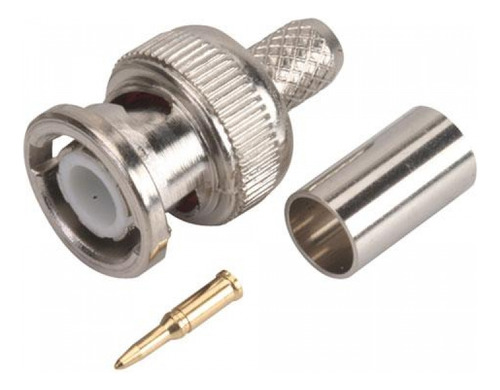 Conector Macho Tipo Bnc De Apretar, Para Cable Rg59