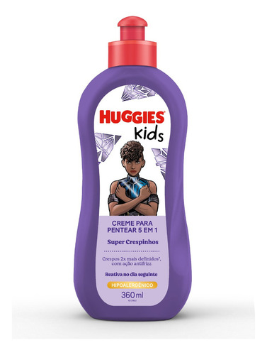 Creme de Pentear Super Crespinhos 360ml Huggies