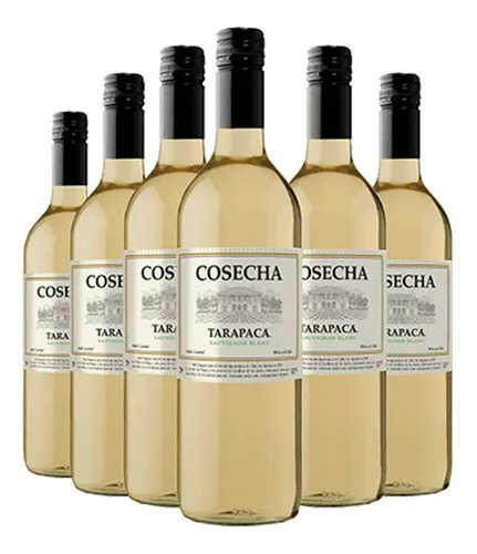 Kit 6 Vinhos Branco Cosecha Tarapacá Sauvignon Blanc 750 Ml