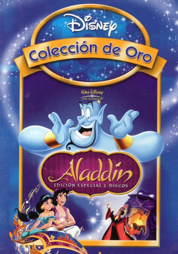 Aladdin Colección De Oro Disney 2 Dos Discos Pelicula Dvd 