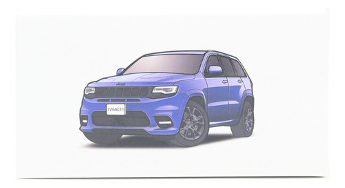Camioneta Escala 1/64 Jeep Grand Cherokee 2019 Jkm Color Azul Oscuro