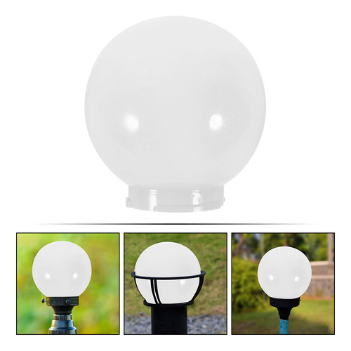 Lámpara Tipo Candelabro, Pantalla Acrílica Para Césped