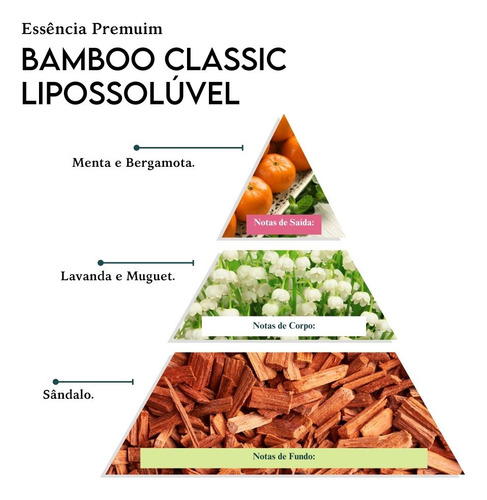 Essência Premium De Bamboo Classic Lipossolúvel - 500 Ml