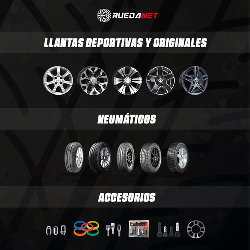 Set X 4 Llantas Deportivas Eb Tr R13 4x100 Fiat Renault Vw Diamantado Negro