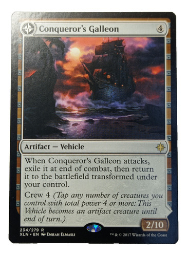 Carta Magic Conqueror's Galleon [ixalan] Mtg Artifact