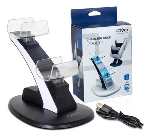 Carregador Controle Ps5 Charging Dualsense Dock Station