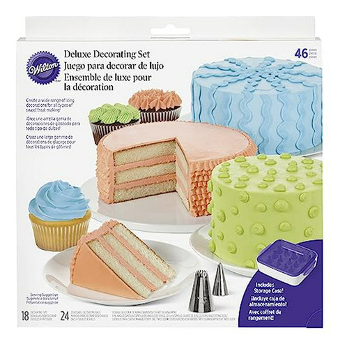 46-piece Decoración De Pasteles Juego Deluxe, Suministros De