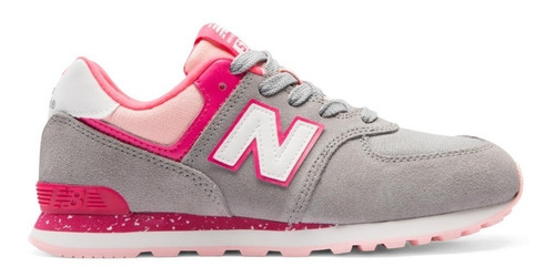 Zapatillas New Balance 574 Grade Gris Fucsia