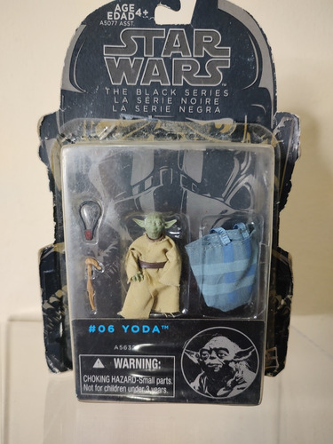 Star Wars Black Series 3.75 Yoda 06 Caja Con Detalles Hasbro (Usado)