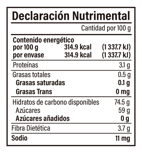 Uva Pasa Verde Valle 100g