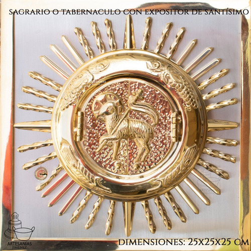 Sagrario Con Expositor De Santísimo Cordero De Dios