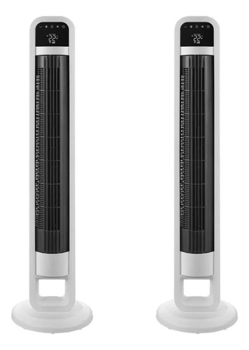 Pack 2 Ventiladores De Torre Omnibreeze 4 Velocidades Blanco