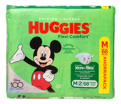 Huggies Flexi Confort Pañales Para Bebés Diseños Disney
