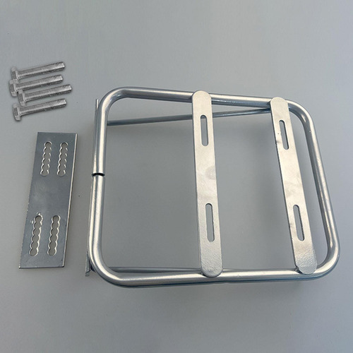 Ratería Trasera De Bicicleta Eléctrica Rack De Plata
