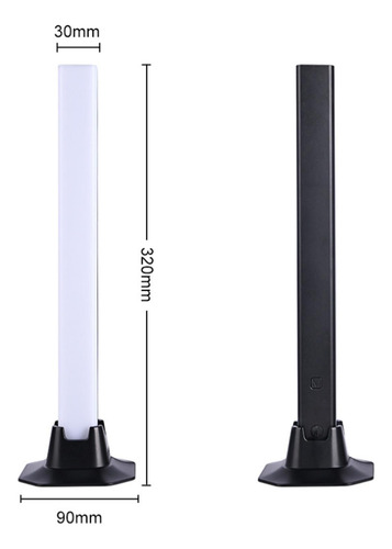 Barra De Luz Rgb Con Luz De Fondo Para Juegos, Decoración