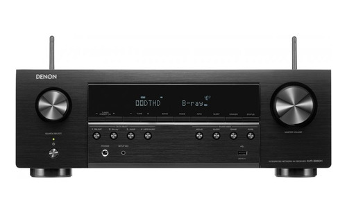 Denon Black 5.2 Channel 8k Av Receiver With Voice Control 