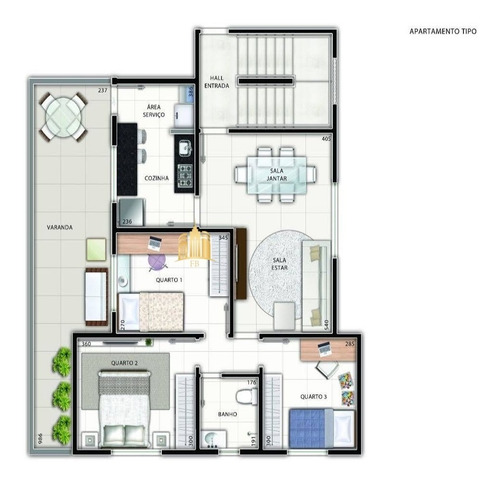 Imagem 5 de 5 de Apartamento No Bairro Floresta Encantada - Esmeraldas - Ap00074 - 68312066